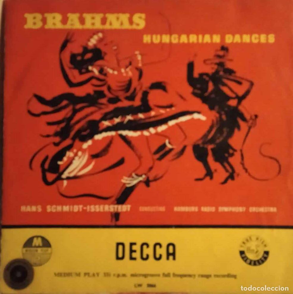 Discos de vinilo: BRAHMS - HUNGARIAN DANCES - 10 - DECCA - Foto 1