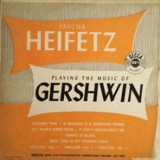 Discos de vinilo: JASCHA HEIFETZ - PLAYING THE MUSIC OF GERSHWIN - 1949 - 10