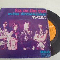 Discos de vinilo: SWEET-SINGLE FOX ON THE RUN