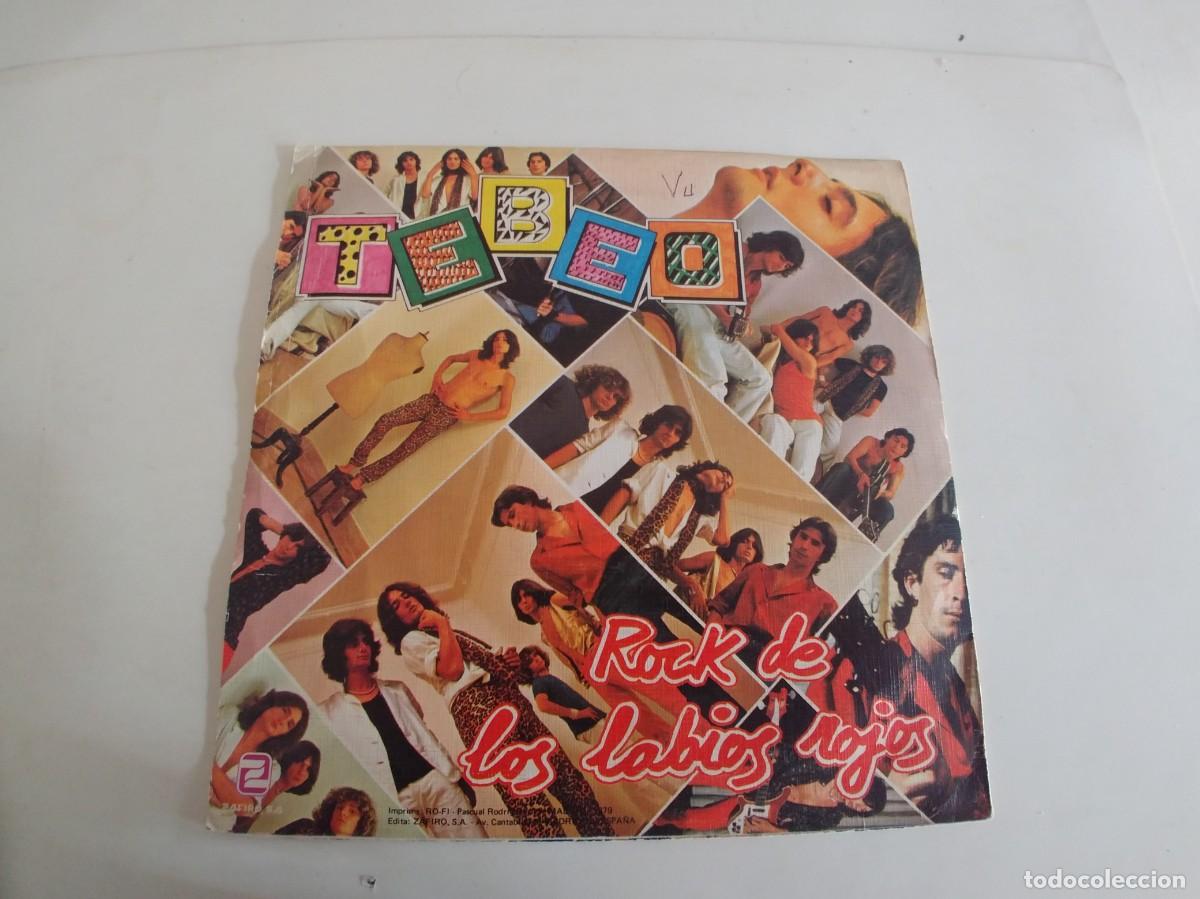 Discos de vinilo: TEBEO-SINGLE MIENTES - Foto 2