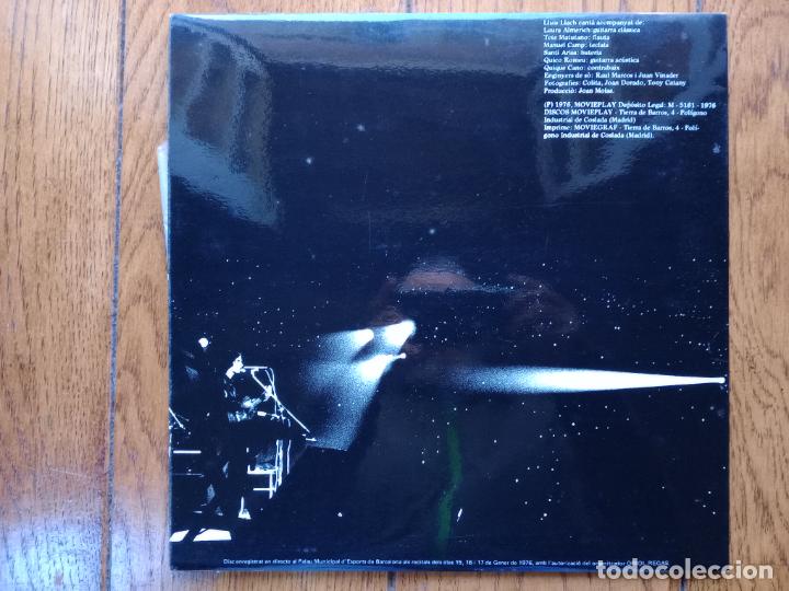 Discos de vinilo: Llu&iacute;s Llach - Barcelona gener de 1976 - Foto 4