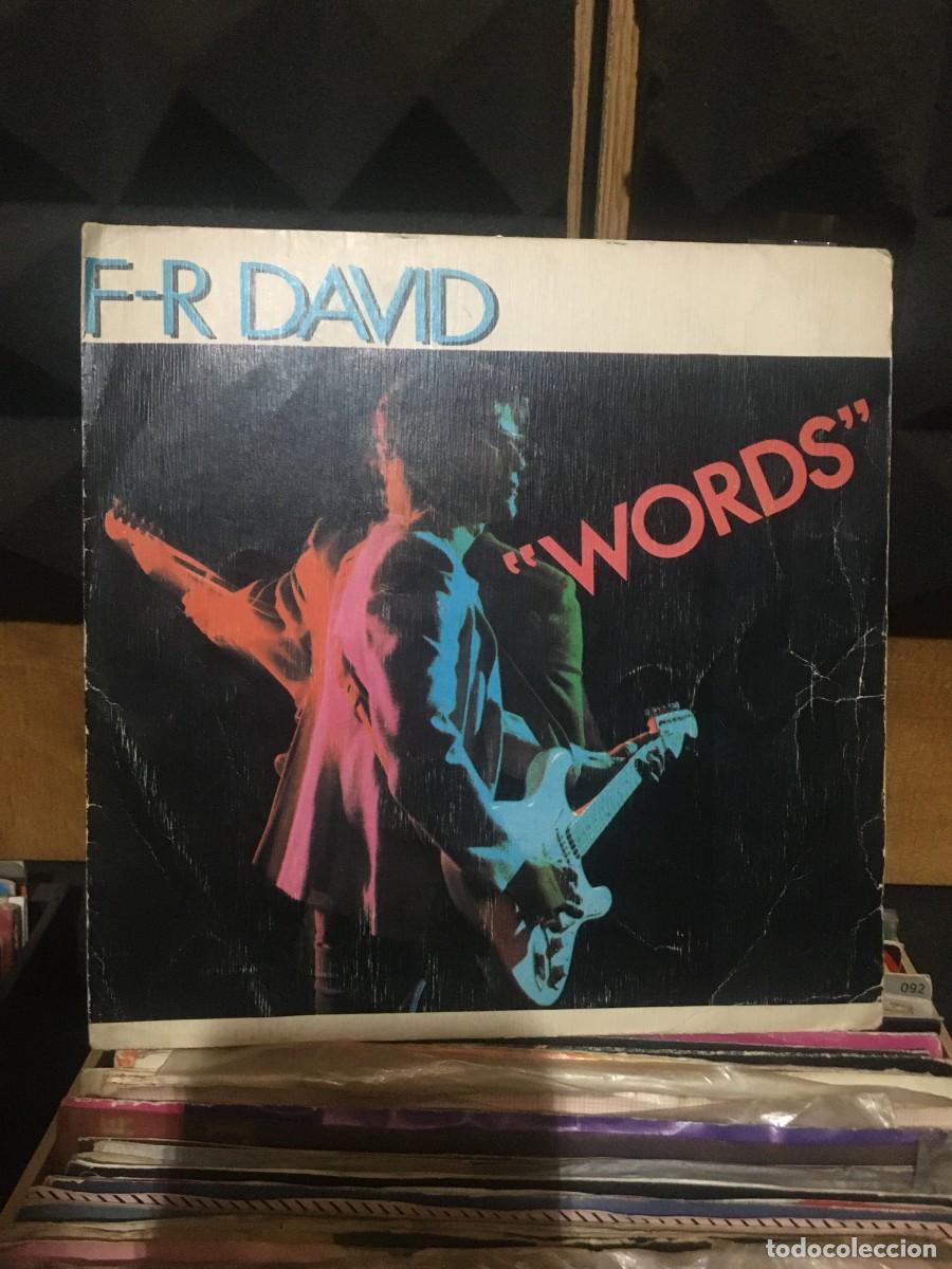 Discos de vinilo: F.R. David &lrm;&ndash; Words - Foto 1