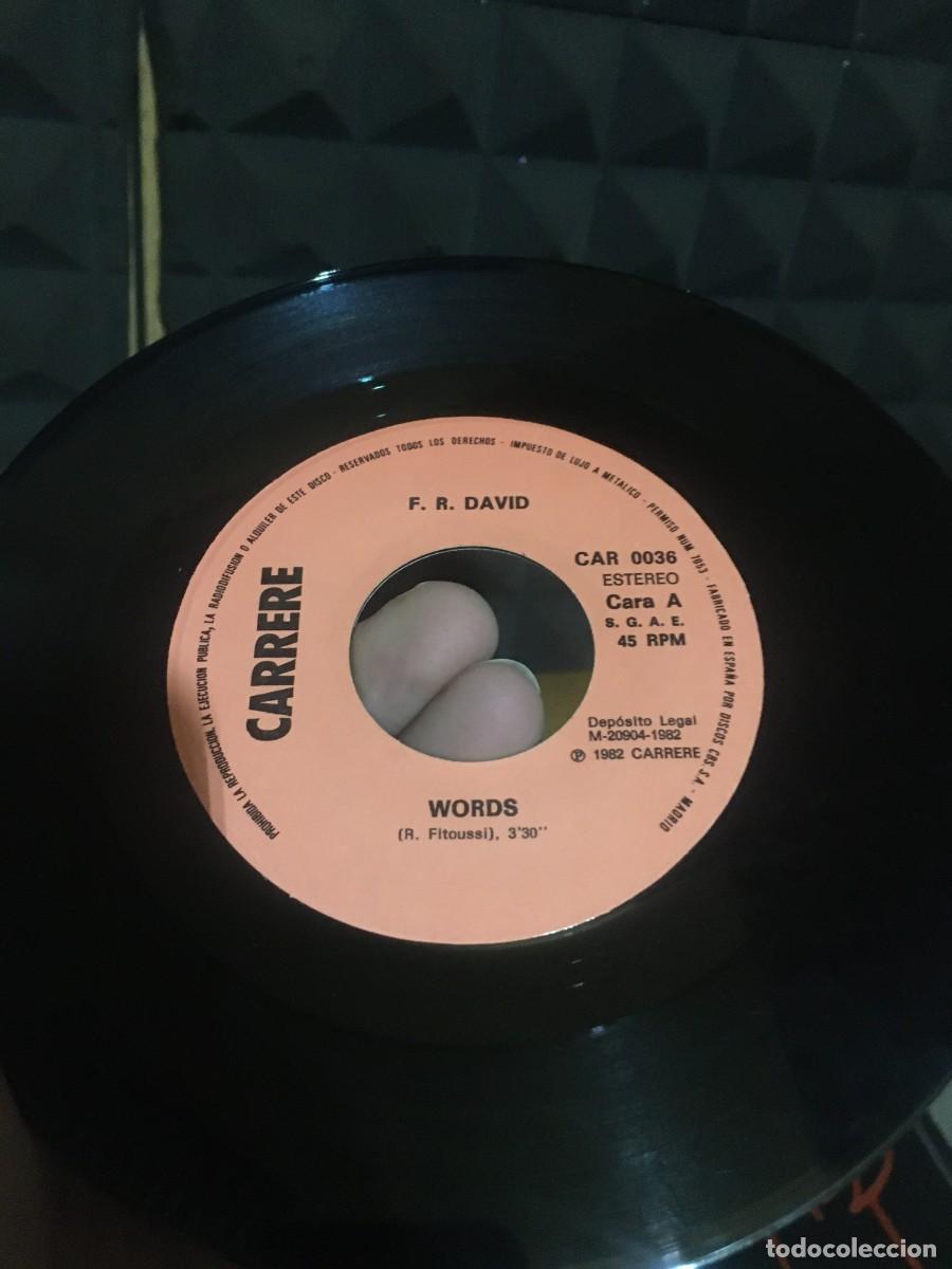 Discos de vinilo: F.R. David &lrm;&ndash; Words - Foto 3