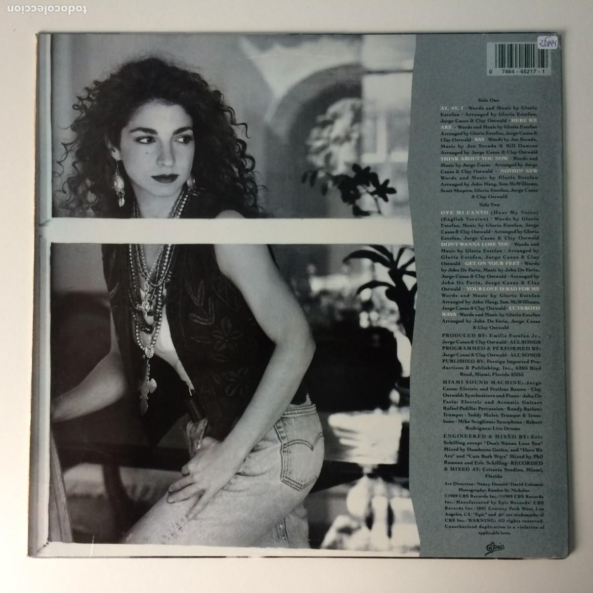 Discos de vinilo: Gloria Estefan &lrm;&ndash; Cuts Both Ways , Holanda 1989 Epic - Foto 2
