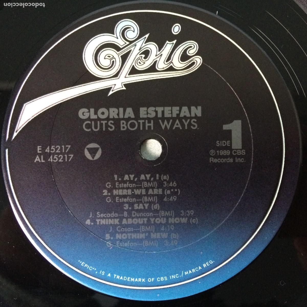 Discos de vinilo: Gloria Estefan &lrm;&ndash; Cuts Both Ways , Holanda 1989 Epic - Foto 5