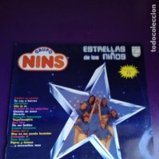Discos de vinilo: GRUPO NINS ‎LP PHILIPS 1981 - ESTRELLAS DE LOS NIÑOS - TVE TELEVISION - PARCHIS - POCO USO