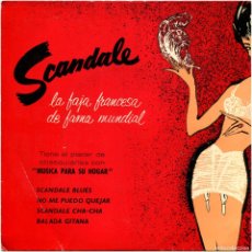 Discos de vinilo: VVAA (HERMANAS ALLEGUE, PILARÍN ARCOS) - SCANDALE, LA FAJA FRANCESA DE FAMA MUNDIAL - EP SPAIN 1962