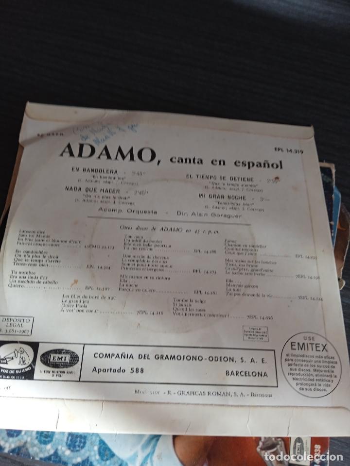 Discos de vinilo: Adamo en bandolera - Foto 2