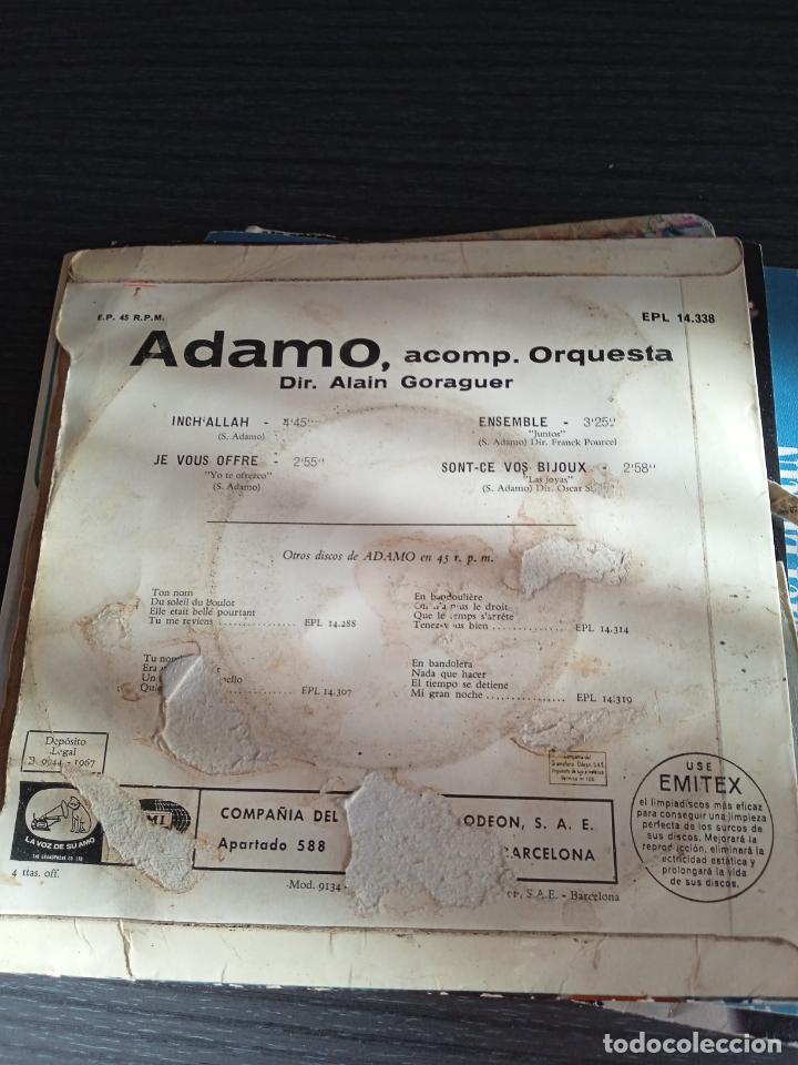 Discos de vinilo: Adamo - Foto 2