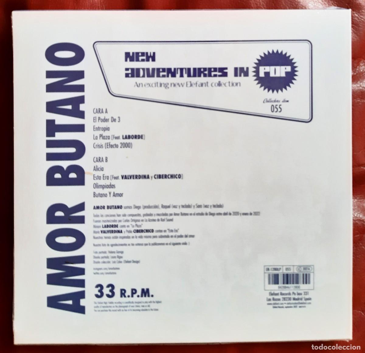 Discos de vinilo: AMOR BUTANO - ULTRAVIOLETA 10&rdquo; MINI-LP - Foto 2