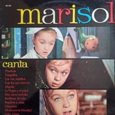 Discos de vinilo: MARISOL CANTA LP REDITADO TOMBOLA . LA VIRGEN Y EL PAÑAL . REGALITOS A JESUS . CHIQUITINA