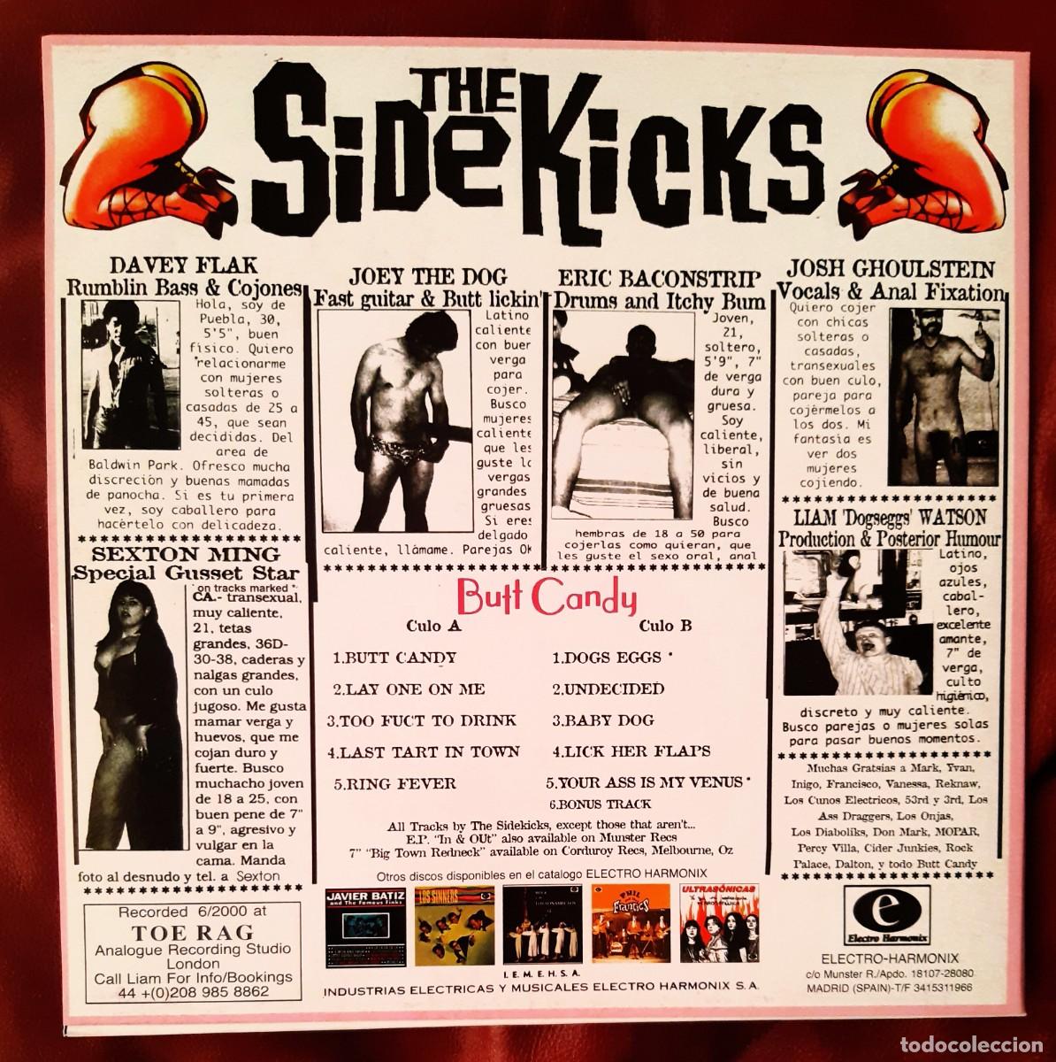 Discos de vinilo: THE SIDEKICKS - BUTT CANDY 10&rdquo; - Foto 2