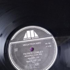 Discos de vinilo: PATRICK COWLEY – MEGATRON MAN - LP MEGATONE 1981, EDICION USA POCO USO - HI ENERGY, DISCO 80'S