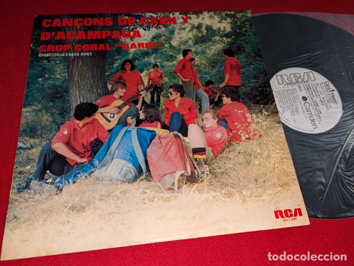 Vinyl records: GRUP CORAL GARBI dir;Casas Auge Can&ccedil;ons de cami i d'acampada LP 1975 RCA PROMO CATALA EX