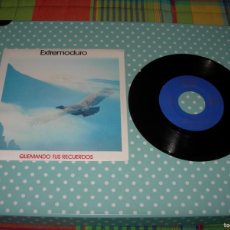 Discos de vinilo: EXTREMODURO / QUEMANDO TUS RECUERDOS CARA A Y B / SINGLE VINILO / ROCK / A ESTRENAR