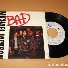 Discos de vinilo: MICHAEL JACKSON - BAD - SINGLE - 1987