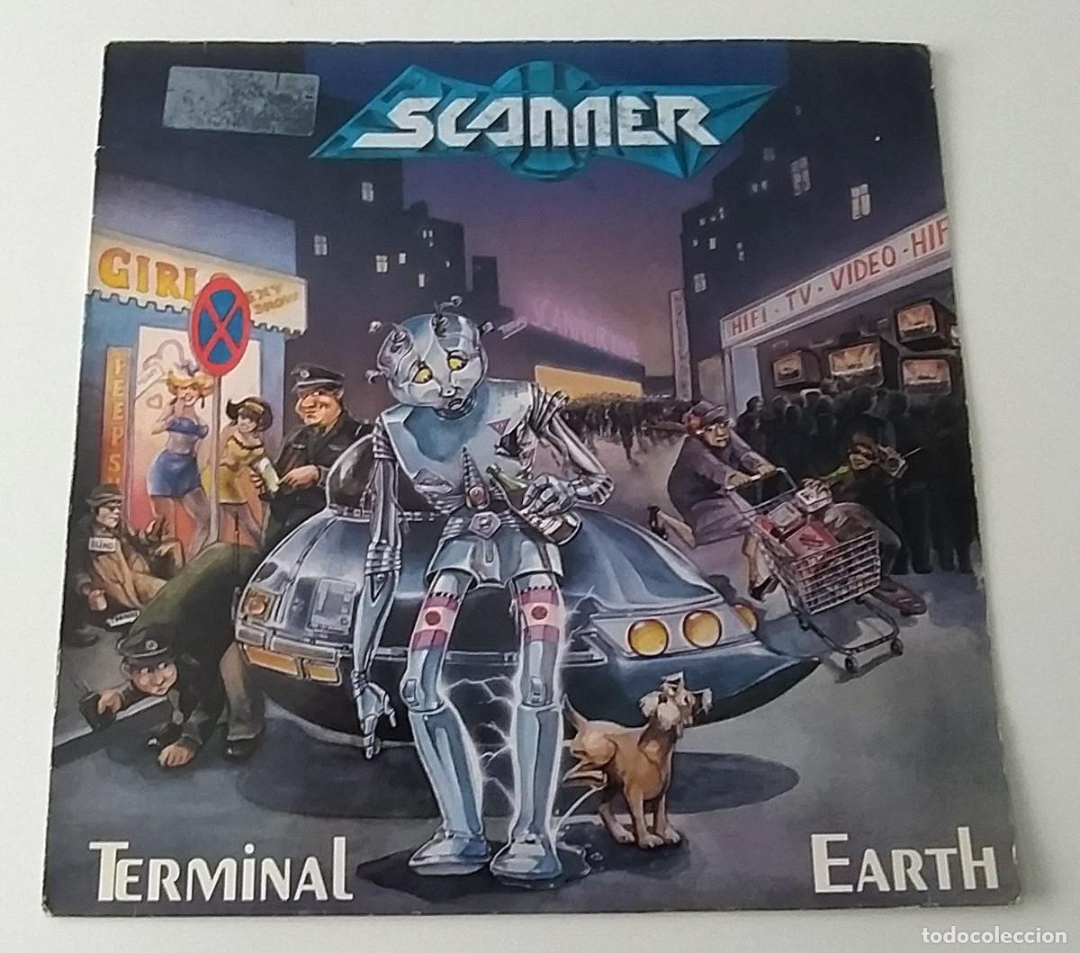Discos de vinilo: LP SCANNER - TERMINAL EARTH - Foto 1