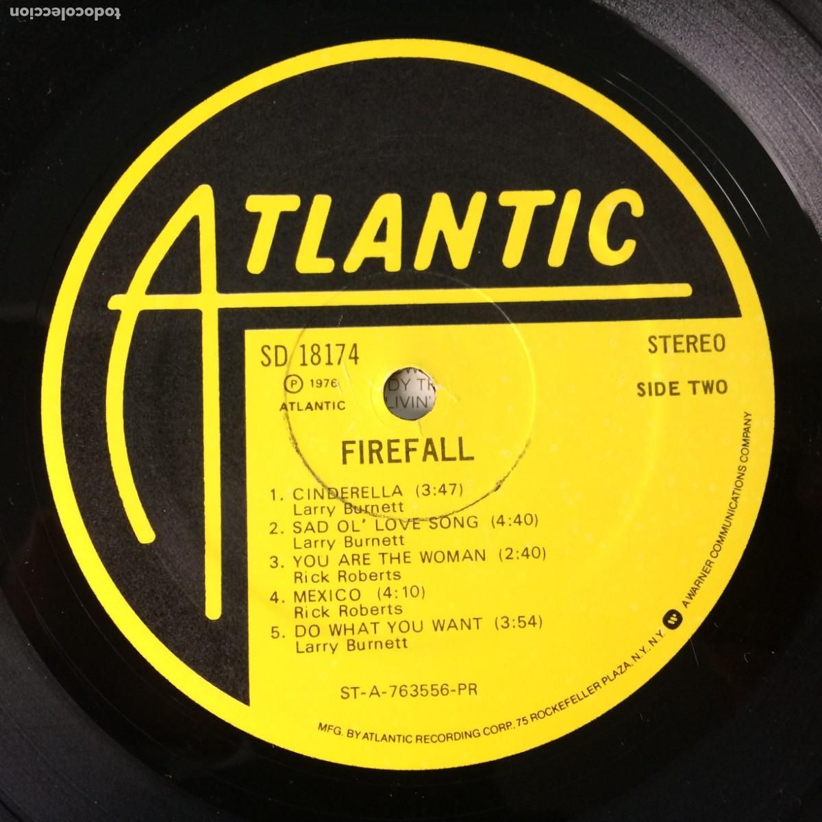 Discos de vinilo: Firefall &lrm;&ndash; Firefall , USA 1976 Atlantic - Foto 5
