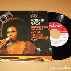 Discos de vinilo: ROBERTA FLACK - KILLING ME SOFTLY WITH HIS SONG - SINGLE - 1973 - VERSIONADO POR THE FUGGES