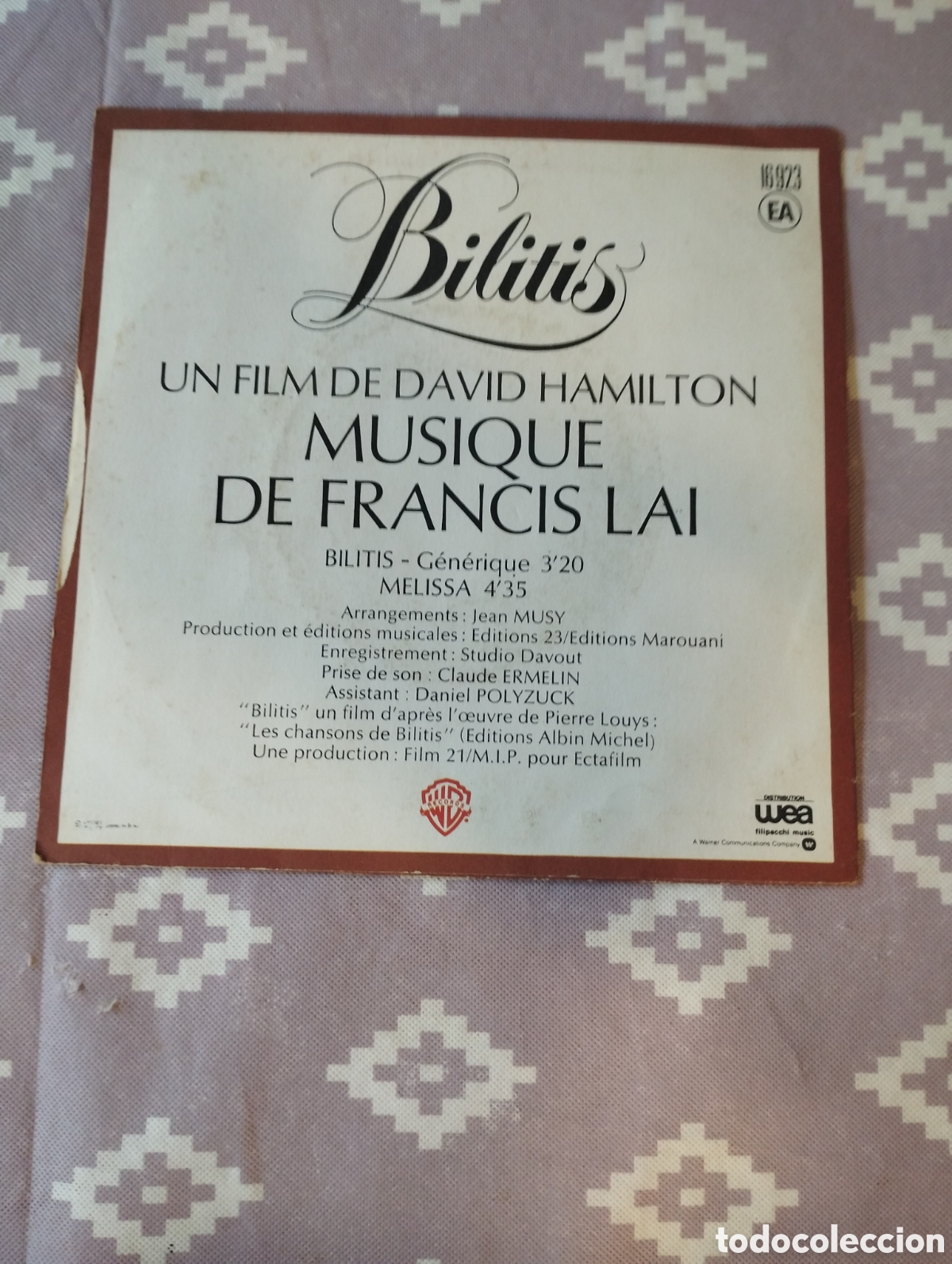 Discos de vinilo: bilitis generique Melissa - Foto 2