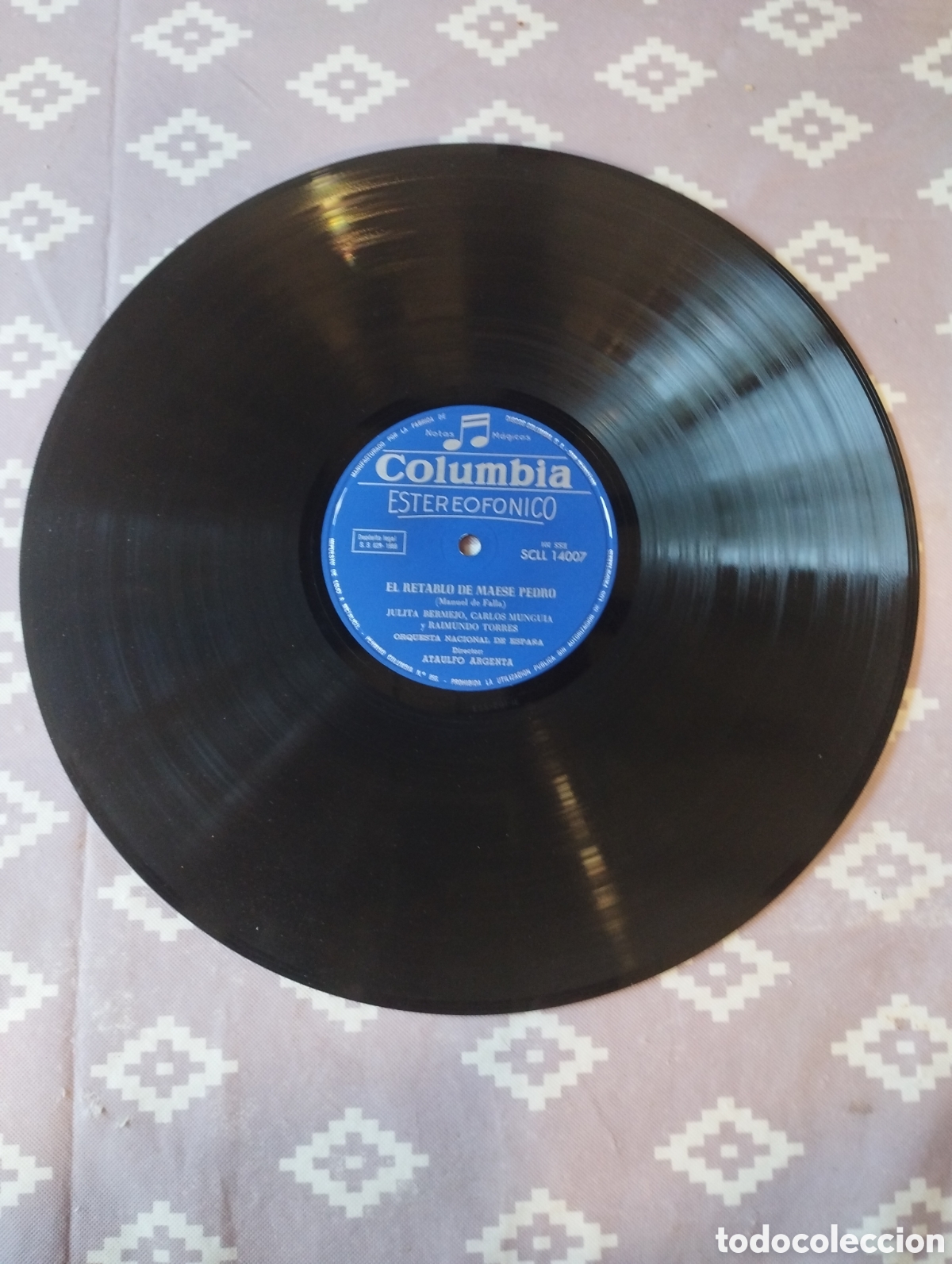 Discos de vinilo: El retablo de maese Pedro M.de Falla - Foto 3