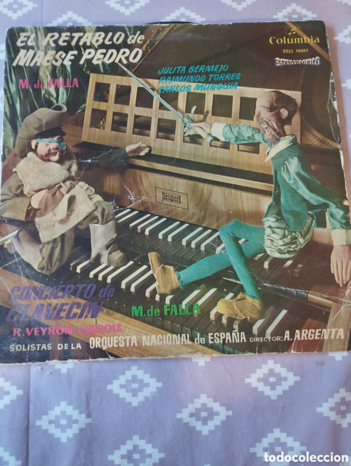Discos de vinilo: El retablo de maese Pedro M.de Falla - Foto 1