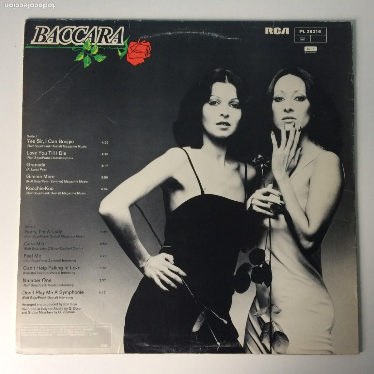Discos de vinilo: Baccara &ndash; Baccara , Sweden 1977 RCA - Foto 2