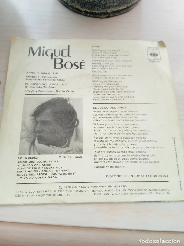 Discos de vinilo: Miguel Bos&eacute; anna - Foto 2