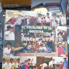 Discos de vinilo: LP MUSICA CANARIA FOLKLORE DE LA GOMERA - LOS MAGOS DE CHIPUDES CHÁCARAS Y TAMBORES