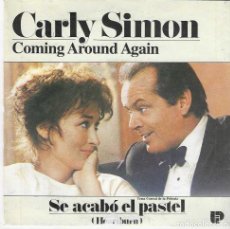 Discos de vinilo: CARLY SIMON,COMING AROUND AGAIN SINGLE EDICION ESPAÑOLA DEL 86