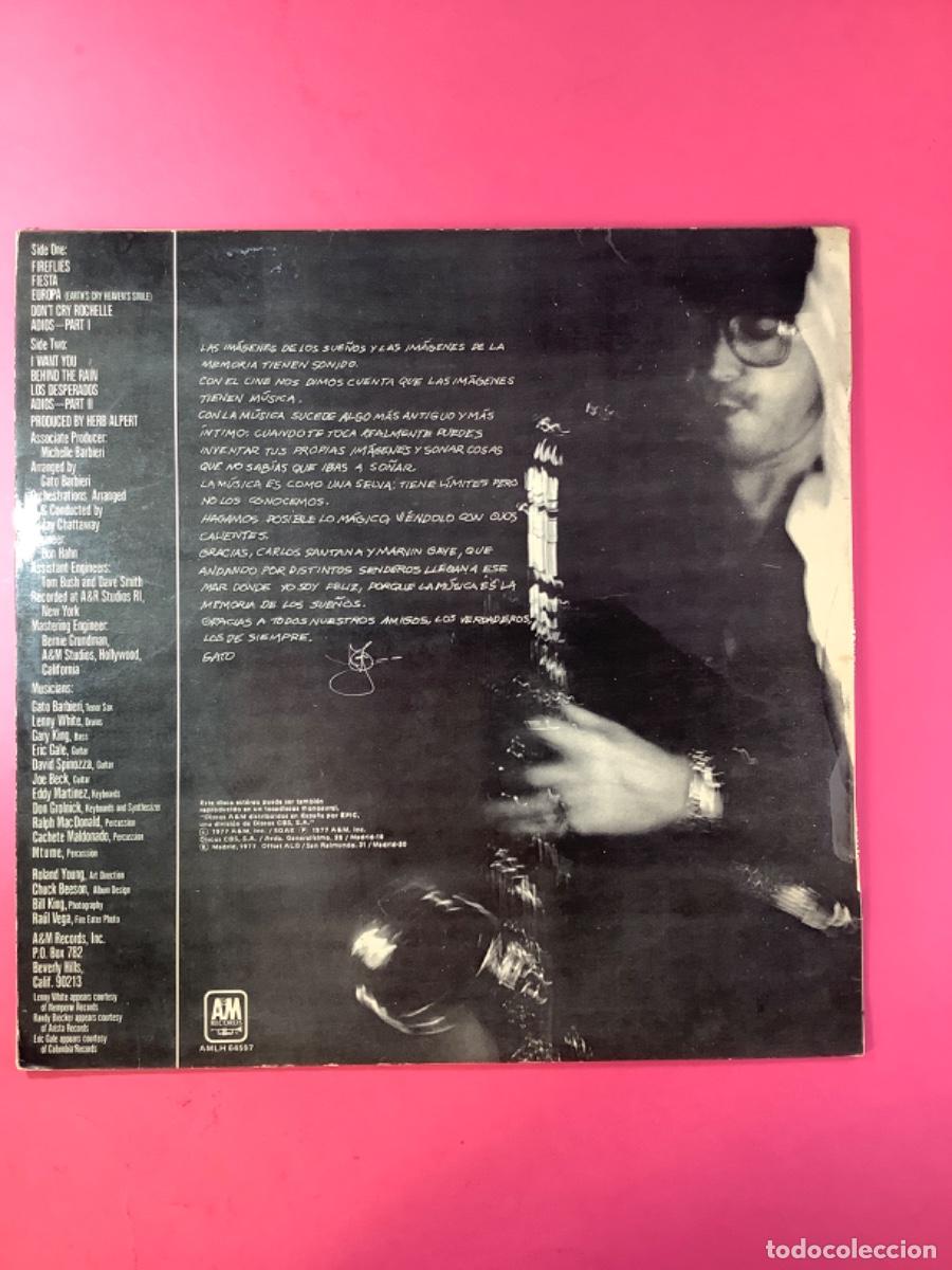 Discos de vinilo: GATO BARBIERI - CALIENTE! - LP 1978 SPAIN - Foto 2
