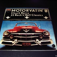 Discos de vinilo: CHUCK BERRY DOBLE LP MOTORVATIN` 22 CLASSICS ROCK`N`ROLL PHILIPS ESPAÑA 1977