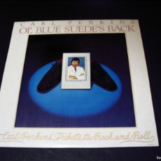 Discos de vinilo: CARL PERKINS LP OL` BLUE SUEDE`S BACK UA ORIGINAL ESPAÑA 1978 + ENCARTE
