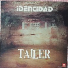 Discos de vinilo: TALLER - IDENTIDAD - PEDRO GUERRA - 1988 - CON INSERTO - MANZANA - FOLK ROCK CANARIO