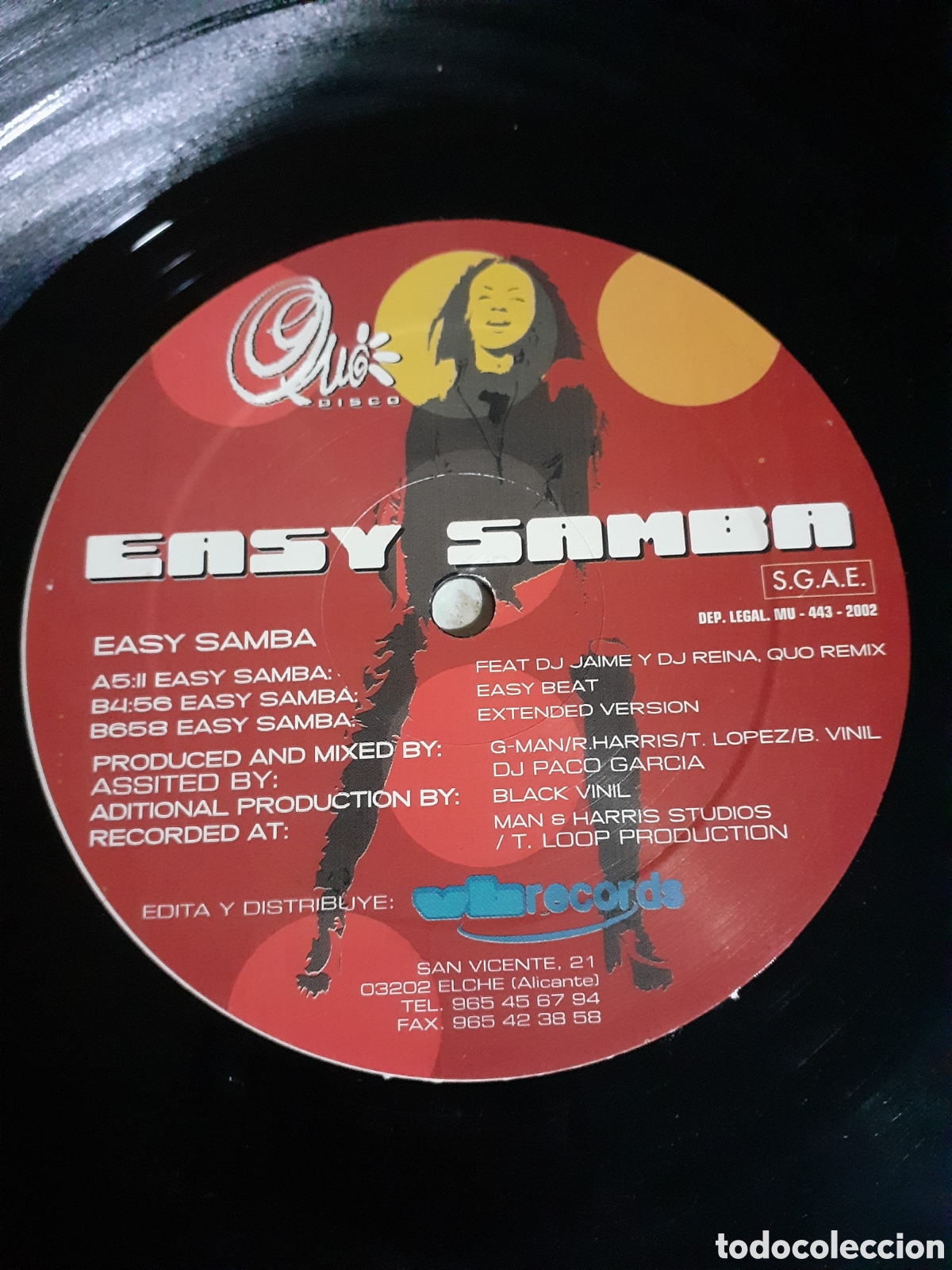 Discos de vinilo: Quo Disco Feat. Marly Calixto &ndash; Easy Samba - Foto 1