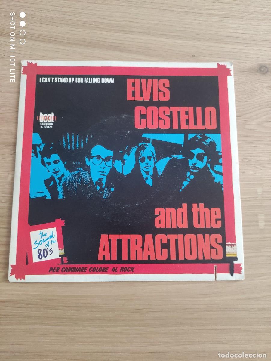 Discos de vinilo: LOTE 7 SINGLES. ELVIS COSTELLO. - Foto 6