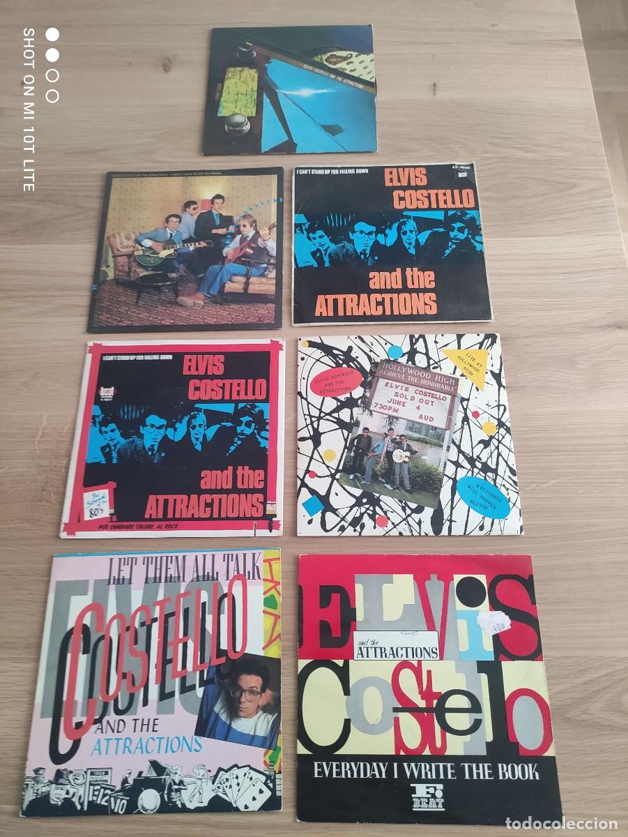 Discos de vinilo: LOTE 7 SINGLES. ELVIS COSTELLO. - Foto 16