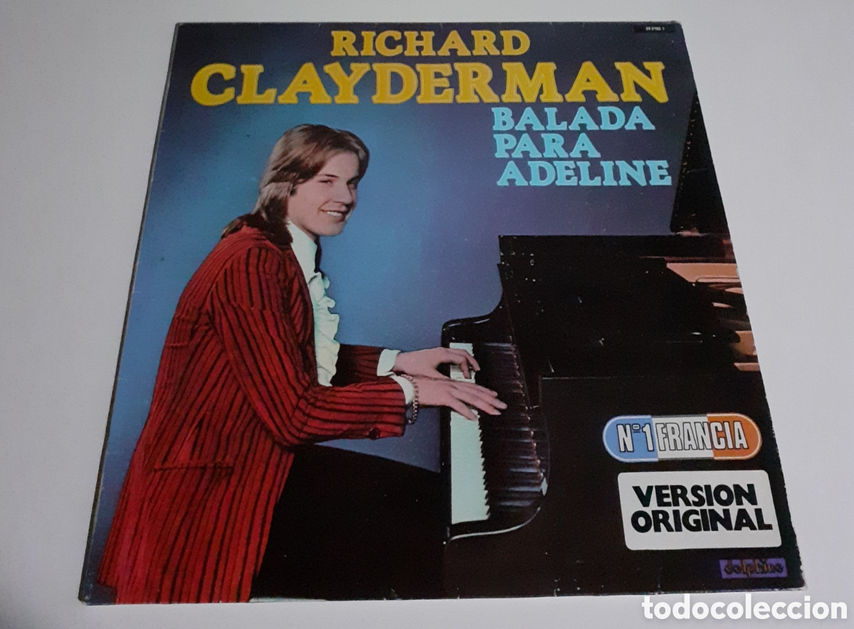 Discos de vinilo: Richard Clayderman, balada para Adeline - Foto 1