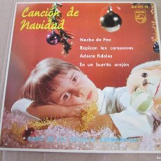 Discos de vinilo: COROS DE LAS ESCUELAS AVEMARIANAS - CANCIÓN DE NAVIDAD. EP, ED ESPAÑOLA 7” 1963. IMPECABLE (NM)