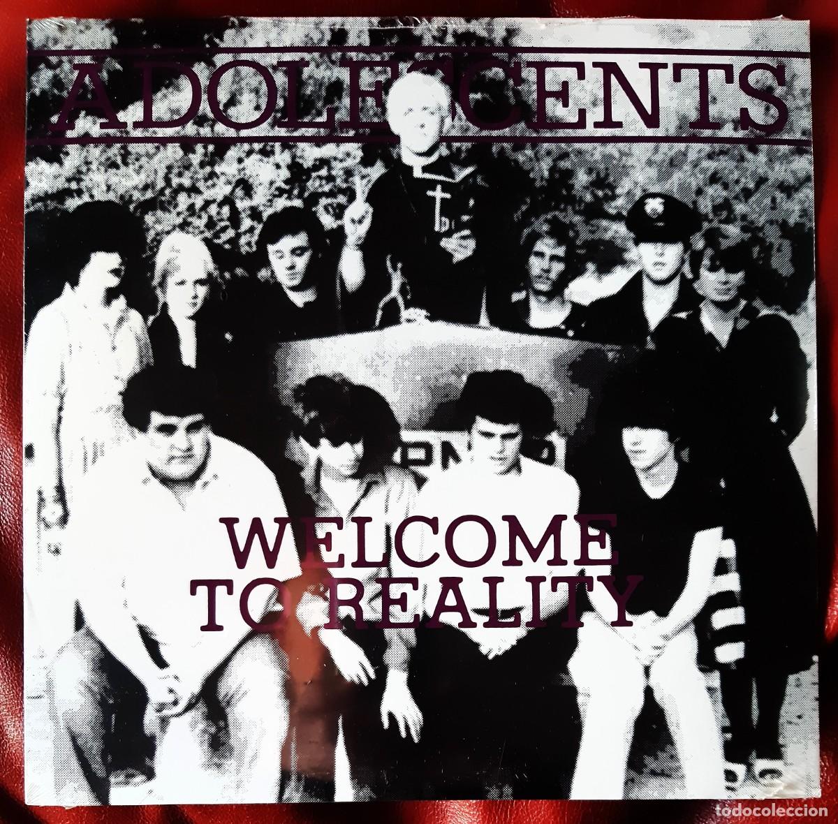 Discos de vinilo: ADOLESCENTS - WELCOME TO REALITY 10&rdquo; - Foto 1