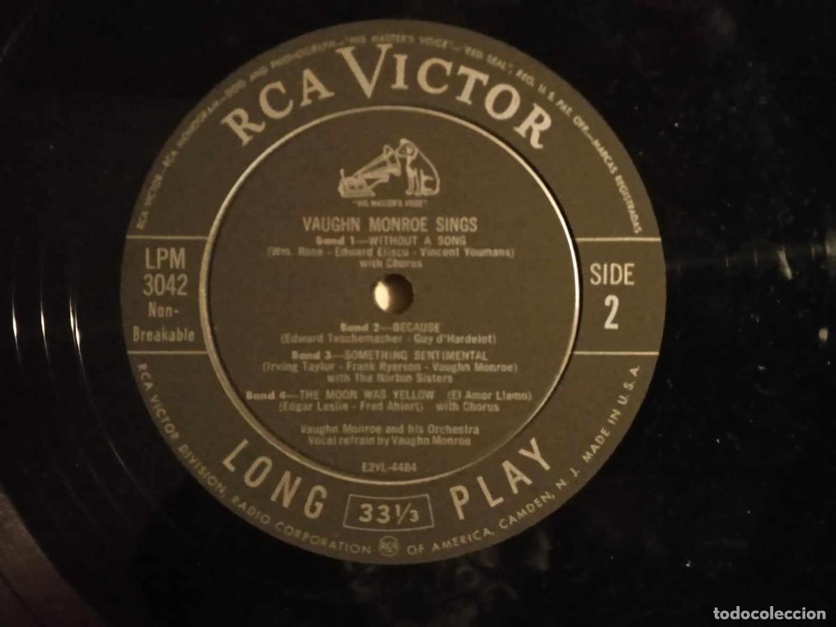 Discos de vinilo: VAUGHN MONROE - SINGS - 1952 - US - 10 - RCA - Foto 4