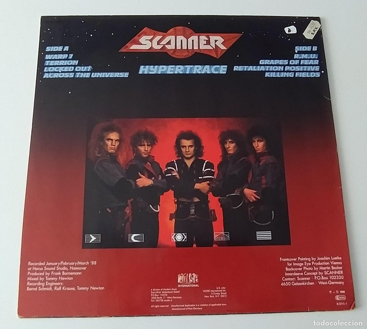 Discos de vinilo: LP SCANNER - HYPERTRACE - Foto 2
