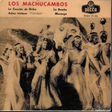 Discos de vinilo: DISCOS DECCA -- LOS MACHUCAMBOS