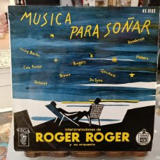 Discos de vinilo: ROGER ROGER Y SU ORQUESTA - MÚSICA PARA SOÑAR - LP. SELLO HISPAVOX