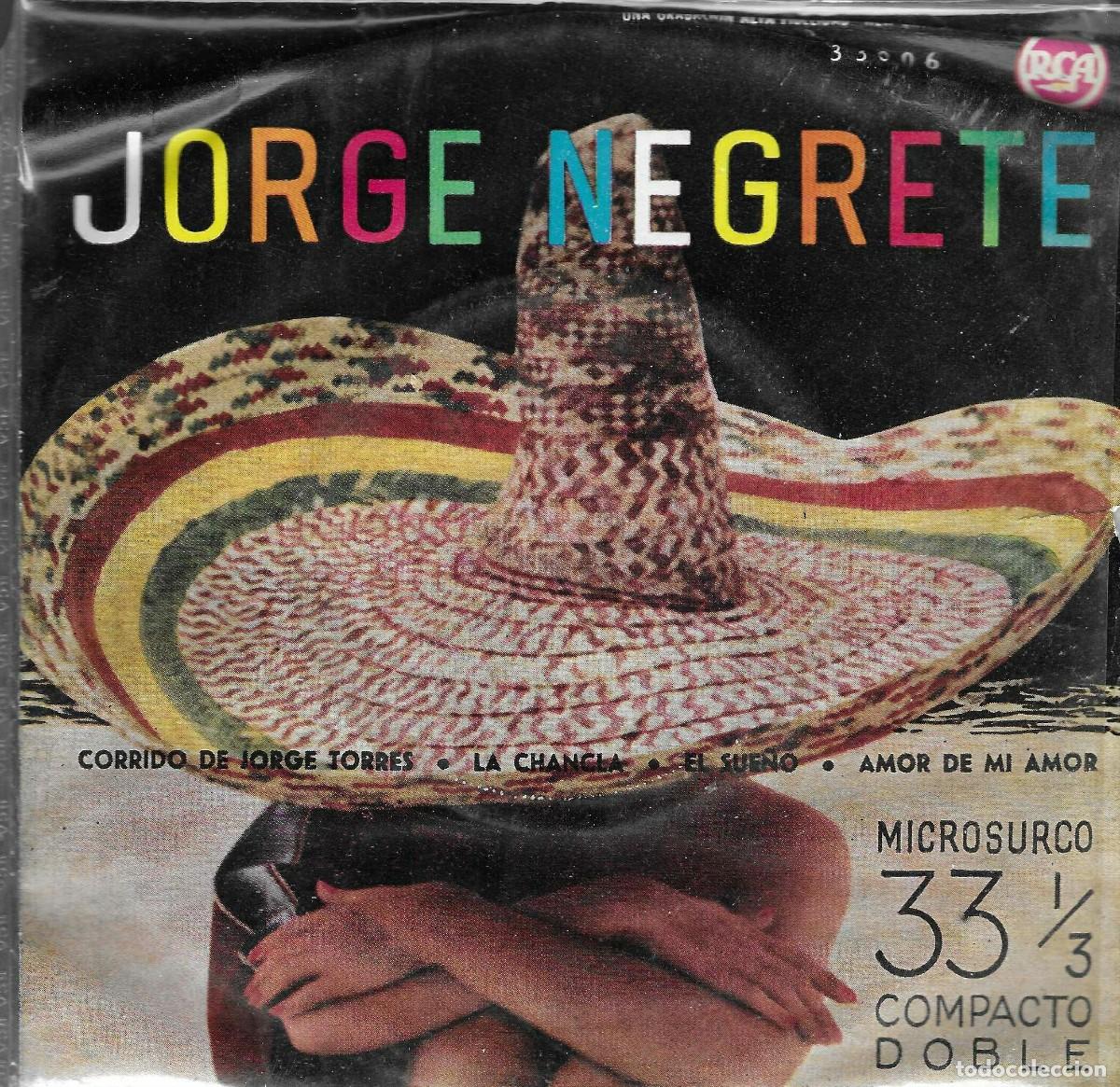 Discos de vinilo: JORGE NEGRETE -- CORRIDO DE JORGE TORRES + - Foto 1
