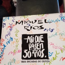 Discos de vinilo: MIGUEL RIOS- ASI QUE PASEN 30 AÑOS LP DOBLE