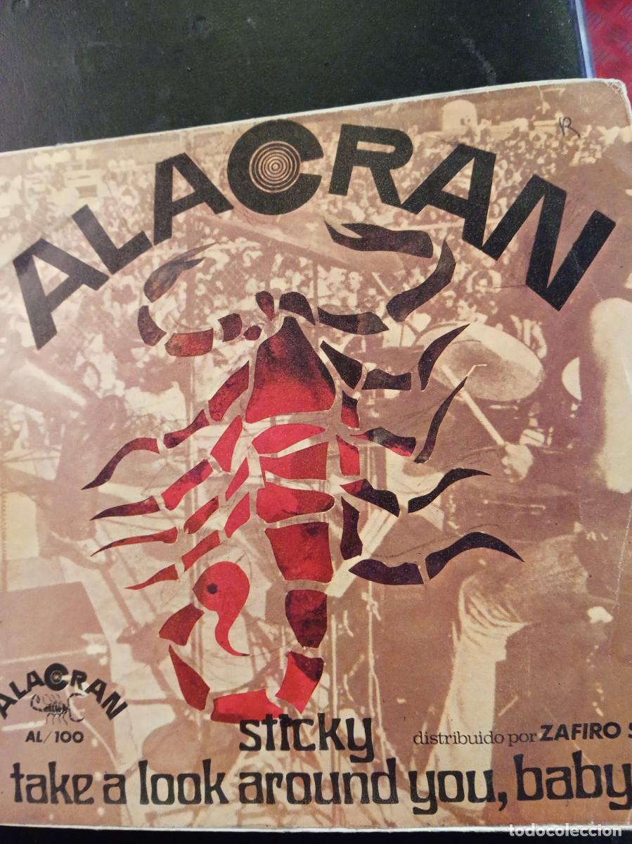 Discos de vinilo: ALACRAN- STICKY. SOLO FUNDA. - Foto 1