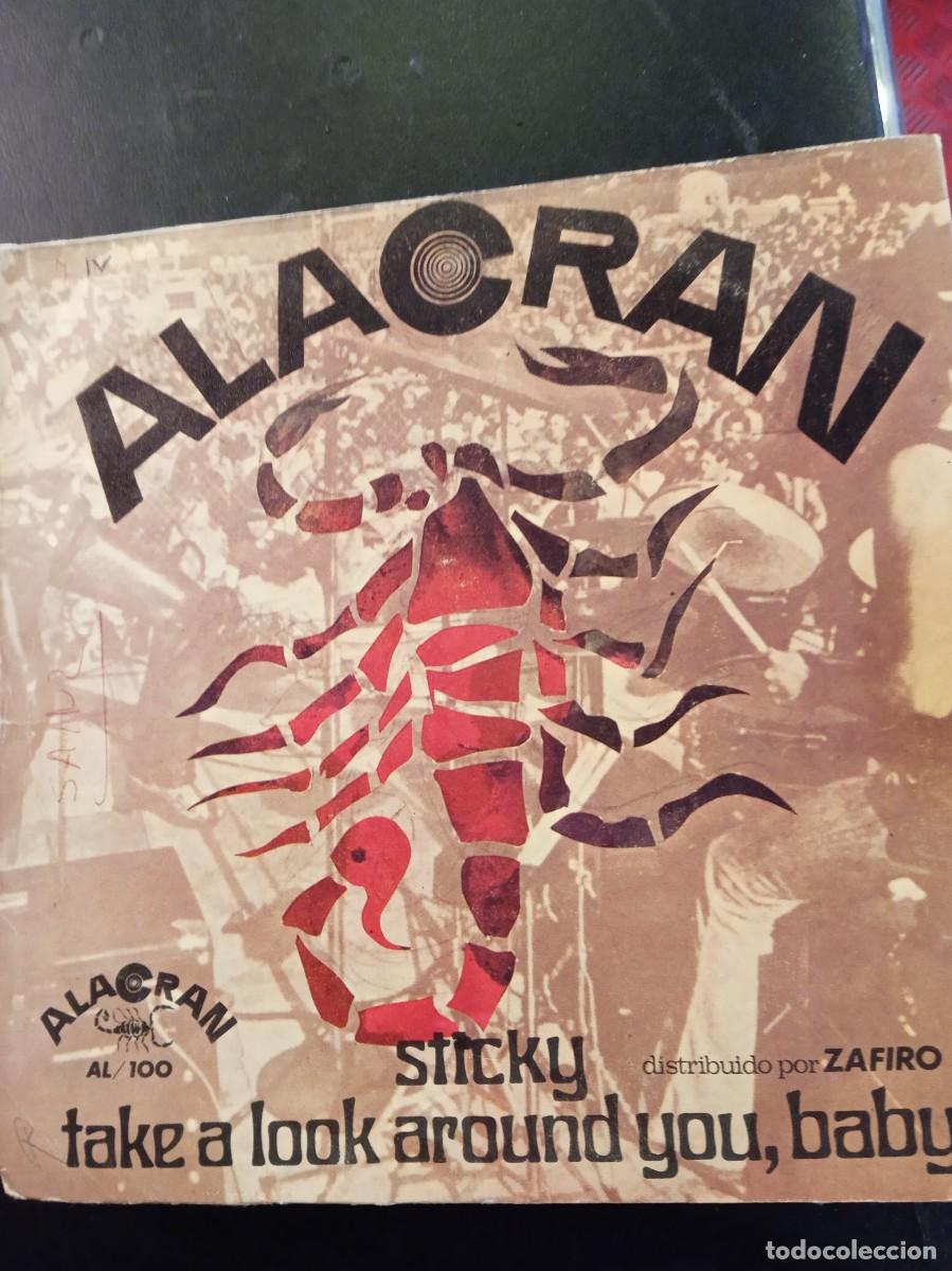 Discos de vinilo: ALACRAN- STICKY. SOLO FUNDA. - Foto 2