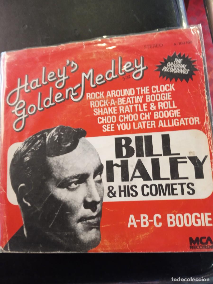 Discos de vinilo: BILL HALEY & HIS COMETS- HALEY&acute;S GOLDEN MEDLEY. SINGLE. - Foto 1