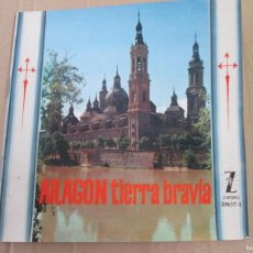 Discos de vinilo: ARAGÓN TIERRA BRAVÍA - EP, EDICIÓN ESPAÑOLA 7” 1962. LIBRETO COMPLETO. IMPECABLE (NM)